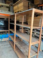 10 meter Bruynzeel Houten magazijnstelling met 6 planken, Huis en Inrichting, Kasten | Stellingkasten, Ophalen of Verzenden, Gebruikt
