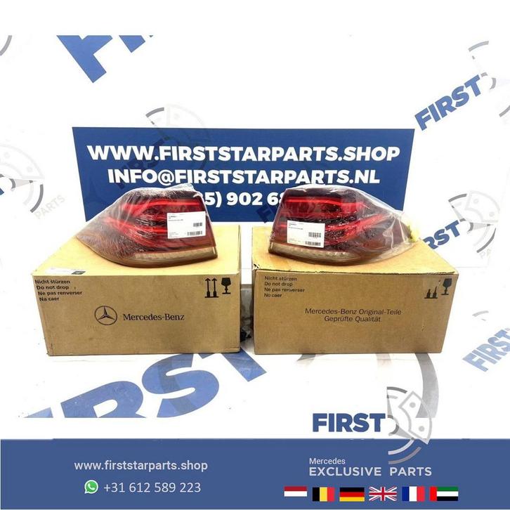 W166 GLE ACHTERLICHTEN SET A1669065501 + A1669065601 GLE KLA, Auto-onderdelen, Verlichting, Mercedes-Benz, Gebruikt, Ophalen of Verzenden