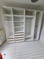Wit Ikea pax kledingkast 250cm. Leveren en monteren mgl., 200 cm of meer, Ikea, Met klep(pen), Ophalen of Verzenden