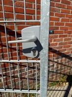 Hekwerk roestvrij met toegangs poort, Tuin en Terras, Ophalen, Zo goed als nieuw, Minder dan 100 cm