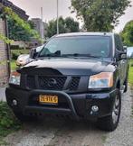 Nissan Titan 5.6 4x4 LPG Youngtimer lage km stand! BTW auto, Automaat, Zwart, Zwart, Leder