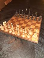 Antiek schaakspel, Hobby en Vrije tijd, Gezelschapsspellen | Bordspellen, Een of twee spelers, Ophalen of Verzenden, Gebruikt