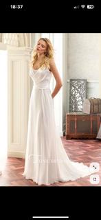 Trouwjurk modeca te koop, Kleding | Dames, Trouwkleding en Trouwaccessoires, Trouwjurk, Wit, Ophalen of Verzenden, Zo goed als nieuw