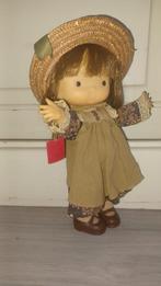 Vintage 70's Seki-Guchi Japan black eye doll popje, Verzamelen, Gebruikt, Ophalen of Verzenden, Pop