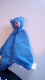 Blauwe Knuffeldoekje Beer, Ophalen of Verzenden, Gebruikt, Overige typen