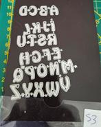 Alfabet Snijmal - Letters voor Scrapbooking, Ophalen, Nieuw, Frame of Mal, Overige merken