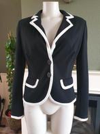 Bandolera zwart wit colbert jas jasje tussenjas S 36, Kleding | Dames, Verzenden, Zwart, Zo goed als nieuw, Maat 36 (S)