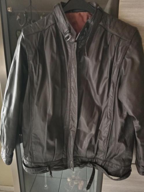 Mooie echte lederen dames jas, Kleding | Dames, Jassen | Zomer, Zo goed als nieuw, Maat 42/44 (L), Bruin, Ophalen of Verzenden