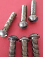 Messing Bolkop Glanzend Bout m6x25  daf fiat opel kadett L, Tuin en Terras, Verzenden, Nieuw, Minder dan 180 cm, Palen