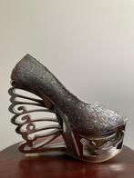 Bijzondere schoenen met hoge hakken glitter, Ophalen, Overige kleuren, Zo goed als nieuw, Schoenen met hoge hakken