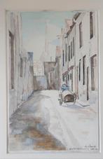 Vintage aquarel, Antiek en Kunst, Ophalen of Verzenden