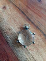 Zilveren hanger/ medaillon, Sieraden, Tassen en Uiterlijk, Antieke sieraden, Ophalen, Zilver, Hanger