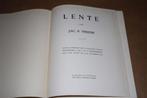Lente. Jac. P. Thijsse. Compleet plaatjesalbum., Ophalen of Verzenden, Gelezen