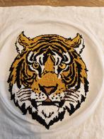 Handgemaakt Punch Needle Patroon Tijger, Ophalen of Verzenden, Nieuw, Handborduren, Patroon