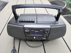 Sony CFD-V3 portable radio, cd, cassette speler boombox...., Audio, Tv en Foto, Radio's, Ophalen of Verzenden, Gebruikt, Overige typen