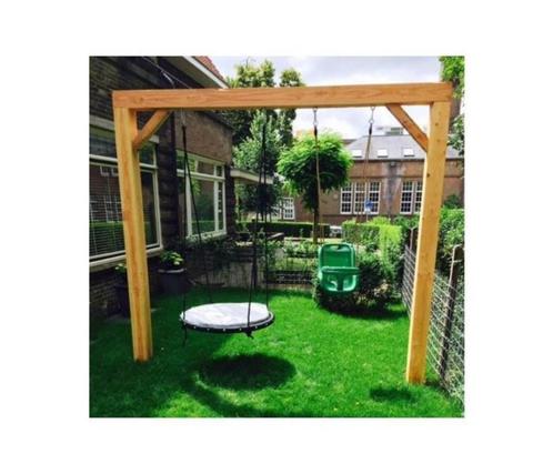 Houten Schommel Dubbel Douglas Jane/Tarzan - 3/4m breed  457, Kinderen en Baby's, Speelgoed | Buiten | Speeltoestellen, Nieuw
