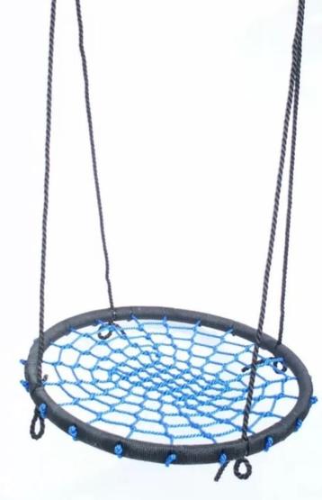 Vogelnestschommel Zwart/Blauw beschikbaar voor biedingen