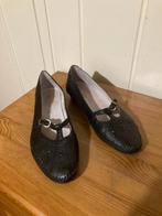 Elegante zwarte leren pumps van Hush Puppies, maat 40, Pumps, Verzenden, Zwart, Zo goed als nieuw