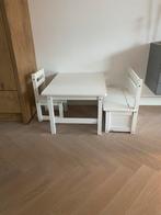 Houten kinderzithoek bankje tafeltje stoeltje HOLLAND, Kinderen en Baby's, Kinderkamer | Tafels en Stoelen, Ophalen of Verzenden
