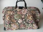 Reistas bloemenmotief 'mary Poppins' tapijt stijl weekendtas, 40 tot 60 cm, 30 cm of meer, Gebruikt, Overige kleuren