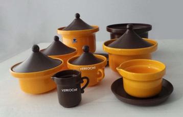 Mooie schalen, sauskom van Potterie De Driehoek Model Laren beschikbaar voor biedingen