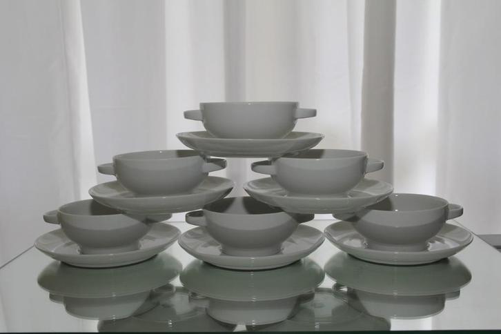 Arzberg soepkoppen, Huis en Inrichting, Keuken | Servies, Zo goed als nieuw, Bord(en), Wedgwood, Aardewerk, Ophalen