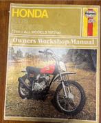 Honda xr75 werkplaats handboek, Ophalen of Verzenden, Honda