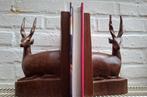 boekensteunen, antilopen, hand gesneden, palissander hout, Ophalen of Verzenden