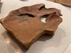 Houten schaal decoratief, Huis en Inrichting, Ophalen of Verzenden, Zo goed als nieuw, Rond, Hout