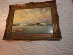 Haven gezicht, Antiek en Kunst, Kunst | Schilderijen | Klassiek, Ophalen