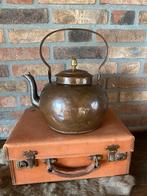 Antieke koperen theewater ketel (appelketel), Antiek en Kunst, Antiek | Koper en Brons, Ophalen of Verzenden, Koper