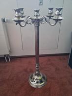 Hoge metalen kandelaar, Ophalen, Gebruikt, Kandelaar, Metaal