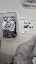 Partij carrosserieringen M6 RVS, Doe-het-zelf en Verbouw, IJzerwaren en Bevestigingsmiddelen, Ophalen, Gebruikt, Minder dan 50 mm