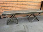 Bankje ( evt tafeltje), Ophalen, Gebruikt, Minder dan 75 cm, Driepersoons