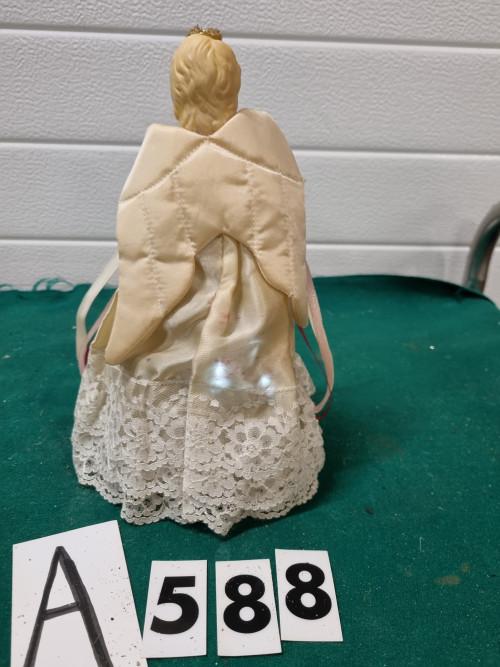 engel beeld / piek porselein met verlichting, [a588], Diversen, Kerst, Ophalen of Verzenden, 'T Olde Gre-j, Info@toldegrej.nl