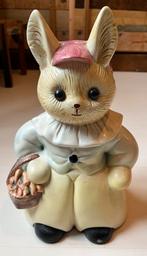 Vintage Konijn koektrommel, Ophalen of Verzenden, Zo goed als nieuw