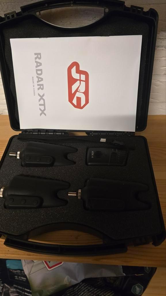 JRC Radar XTX Beetmelders Set, Watersport en Boten, Hengelsport | Karpervissen, Zo goed als nieuw, Complete set, Ophalen of Verzenden