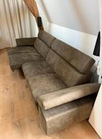 Bruine Luxe Elektrische Bank, Huis en Inrichting, Banken | Bankstellen, Ophalen, 250 tot 300 cm, 75 tot 100 cm, Zo goed als nieuw