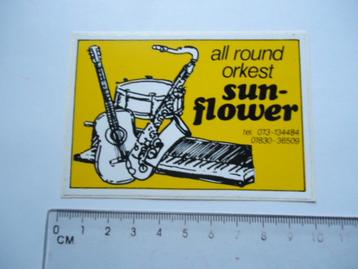 sticker oud Sunflower band orkest muziek den bosch gorinchem beschikbaar voor biedingen