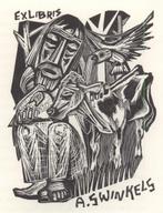 1132 Ex Libris Nederland : Ru van Rossum, z.j., Antiek en Kunst, Verzenden