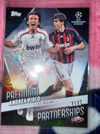 Topps Kaart Pirlo & Kaká - AC Milan Partnerships, Ophalen of Verzenden, Zo goed als nieuw, Buitenlandse clubs, Spelerskaart