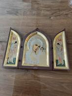 Pools religieus 3 delig venster., Antiek en Kunst, Ophalen of Verzenden