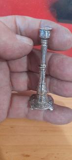 Zilver miniatuurtje " kandelaartje", Ophalen of Verzenden, Zilver