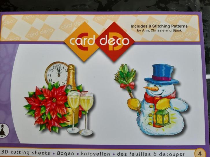 Card Deco 8 stitching patterns, Hobby en Vrije tijd, Kaarten | Zelf maken, Overige thema's, Verzenden
