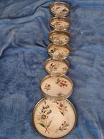 7 porseleinen Art Nouveau onderzetters, Antiek en Kunst, Ophalen of Verzenden