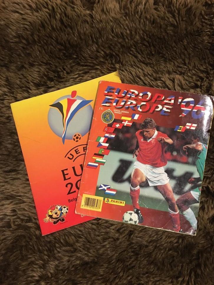 Plaatjes Panini EK 96 & 2000 Aangeboden/Ruilen, Verzamelen, Sportartikelen en Voetbal, Zo goed als nieuw, Poster, Plaatje of Sticker
