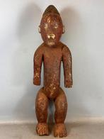250906 Antiek Afrikaans Tiv mannelijk figuur uit Nigeria., Antiek en Kunst, Kunst | Beelden en Houtsnijwerken, Ophalen of Verzenden