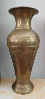 Antieke koperen vaas., Ophalen of Verzenden