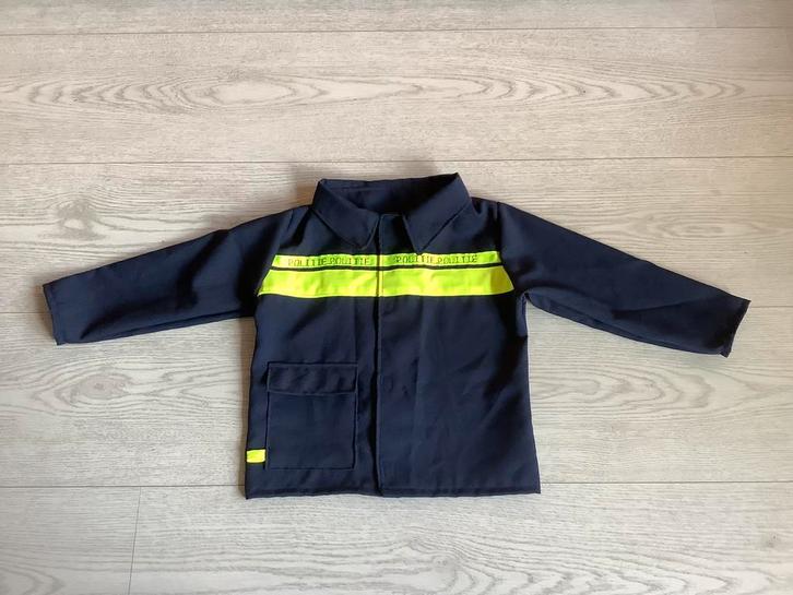 Politie jasje kind maat 116, Kinderen en Baby's, Carnavalskleding en Verkleedspullen, Zo goed als nieuw, Jongen of Meisje, 110 t/m 116