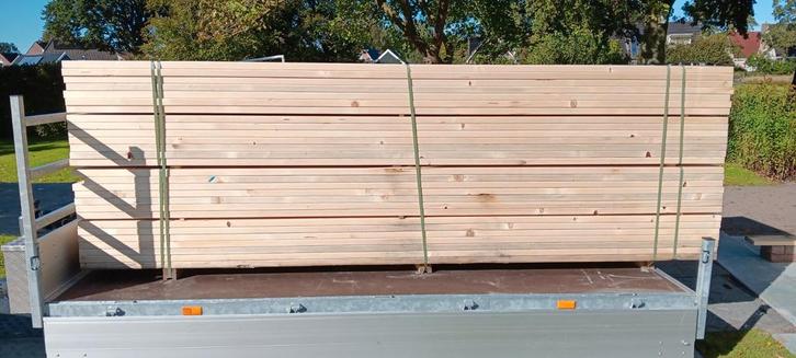 SLS / CLS 38x184x3600 vuren hout geschaafd 3,25€ per meter, Doe-het-zelf en Verbouw, Hout en Planken, Nieuw, Balk, Vuren, 250 tot 300 cm